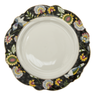 Clayre & Eef | Servies Dinerbord Zwart, Wit ø 28x2 cm | 6CE1285