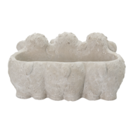 Clayre & Eef | Bloempot Binnen Schaap Grijs 26x20x12 cm | 6TE0372