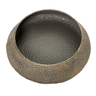 Clayre & Eef | Decoratief Dienblad Set van 3 Grijs ø 42x10 / ø 34x9/ ø 24x9 cm | 6Y4550