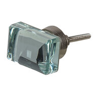 Clayre & Eef | Deurknop Set van 4 Transparant 4x3x2 cm / S3 cm | 64865