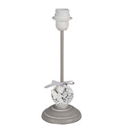 Clayre & Eef | Lampenvoet Tafellamp Grijs ø 12x35 cm E27/max 1x40W | 6LMP744