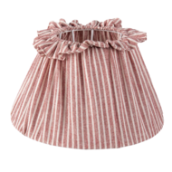 Clayre & Eef | Lampenkap Rood ø 22x13 cm / E27 | 6LAK0514
