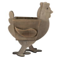 Clayre & Eef | Bloempot Binnen Kip Bruin 35x18x40 cm | 6H2096