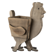 Clayre & Eef | Bloempot Binnen Kip Bruin 35x18x40 cm | 6H2096