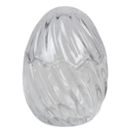 Voorraadpot met deksel ø 9*12 cm Transparant | 6GL3384 | Clayre & Eef