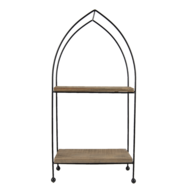 Rek 27*14*57 cm Bruin | 50620 | Clayre & Eef