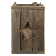 Windlicht 19*19*28 cm Bruin | 6H2086 | Clayre & Eef