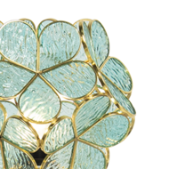 5LL-6066 Tiffany Tafellamp Groen 43 cm 21*21*38 cm E14/max 1*25W Groen | 5LL-6066 | Clayre & Eef 2