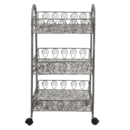 5Y0982 Opbergrek Grijs 37*26*80 cm 37*26*80 cm Grijs | 5Y0982 | Clayre & Eef
