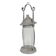 6Y4717 Lantaarn Grijs ø 15*44 cm ø 15*44 cm Grijs | 6Y4717 | Clayre & Eef 2