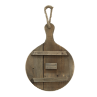 6H2117 Glazen Vaasjes in Houder Broodplank Bruin 27*13*38 cm 27*13*38 cm Bruin | 6H2117 | Clayre & Eef 1