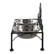 6Y4682 Voerbak Hond Zwart 39*19*25 cm 39*19*25 cm Zwart | 6Y4682 | Clayre & Eef 2