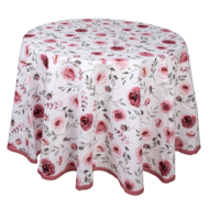 RUR07 Rond Tafelkleed Roze ø 170 cm ø 170 cm Roze | RUR07 | Clayre & Eef