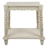 5H0529 Bijzettafel Wit 60*40*70 cm 60*40*70 cm Wit | 5H0529 | Clayre & Eef 1