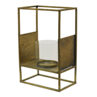 Clayre & Eef | Windlicht Koperkleurig 25x15x38 cm | 6Y4504