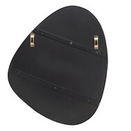 Clayre & Eef | Wandspiegel Zwart 50x2x60 cm | 52S258