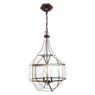 Clayre & Eef | Hanglamp Transparant 35x35x180 cm E14/max 3x40W | 5LL-9342