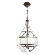 Clayre & Eef | Hanglamp Transparant 40x40x190 cm E14/max 3x40W | 5LL-9343