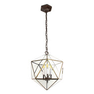 Clayre & Eef | Hanglamp Transparant 40x40x145 cm E14/max 3x40W | 5LL-9346