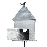 Clayre & Eef | Tuinsteker Grijs, Wit 18x13x109 cm | 5Y1010