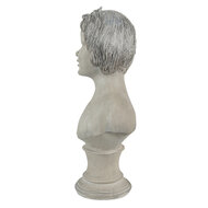 Clayre & Eef | Decoratie Beeld Meisjes Buste Beige 14x9x27 cm | 6PR3546