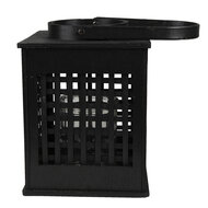 Clayre & Eef | Windlicht Zwart 19x19x25 cm | 6RO0579L