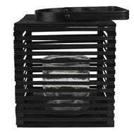 Clayre & Eef | Windlicht Zwart 21x21x25 cm | 6RO0586L