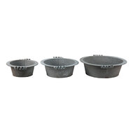 Clayre & Eef | Decoratie schaal Grijs (3) ø 36x11 / ø 30x10 / ø 24x9 cm | 6Y4648