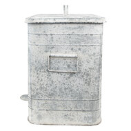Clayre & Eef | Pedaalemmer Grijs 26x26x36 cm | 6Y4776
