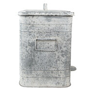 Clayre & Eef | Pedaalemmer Grijs 26x26x36 cm | 6Y4776