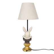 Clayre & Eef | Tafellamp Konijn Beige ø 23x53 cm E27/max 1x60W | 6LMC0056