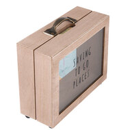 Clayre & Eef | Spaarpot Bruin 18x7x17 cm | 6H1448