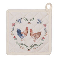 Clayre & Eef | Pannenlap Beige 20x20 cm | CAR45