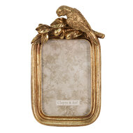 Clayre & Eef | Fotolijst Goudkleurig 13x4x22 cm / 10x15 cm | 2F0929