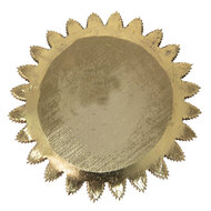 Clayre & Eef | Decoratie schaal Goudkleurig ø 25x1 cm | 6PR4777