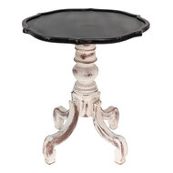 Clayre & Eef | Bijzettafel Zwart ø 66x75 cm | 5H0539