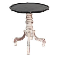 Clayre & Eef | Bijzettafel Zwart ø 66x75 cm | 5H0539