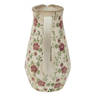 Clayre & Eef | Decoratieve Schenkkan Roze, Beige 20x14x25 cm | 6CE1442M