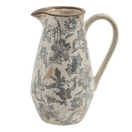 Clayre &amp; Eef   | Decoratieve Schenkkan Grijs, Beige 20x14x25 cm | 6CE1444M