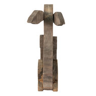 Clayre & Eef | Decoratie beeld Konijn Bruin 28x11x33 cm | 6H2194