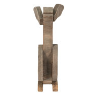 Clayre & Eef | Decoratie beeld Konijn Bruin 28x11x33 cm | 6H2194