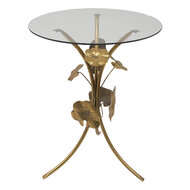 Clayre & Eef | Bijzettafel Goudkleurig ø 60x76 cm | 5Y1068