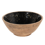 Clayre & Eef | Decoratie schaal Bruin ø 25x10 cm | 6H2248