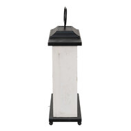 Clayre & Eef | Tafelklok Wit 36x10x32 cm / 1xAA | 6KL0768