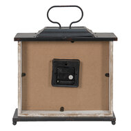 Clayre & Eef | Tafelklok Wit 36x10x32 cm / 1xAA | 6KL0768