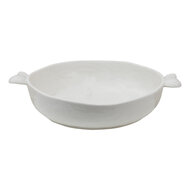 Clayre & Eef | Serveerschaal Wit 27x22x5 cm / 800 ml | WINPS