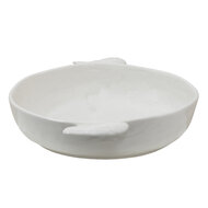 Clayre & Eef | Serveerschaal Wit 27x22x5 cm / 800 ml | WINPS