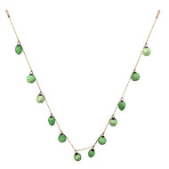 Clayre & Eef | Decoratie Hanger Groen, Bruin 190x5x8 cm | 6GL3705