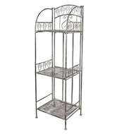 Clayre & Eef | Rek Grijs 34x29x112 cm | 5Y0976