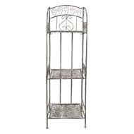 Clayre & Eef | Rek Grijs 34x29x112 cm | 5Y0976